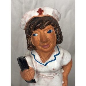 RARE ENESCO 1976 NURSE FIGURINE CERAMIC